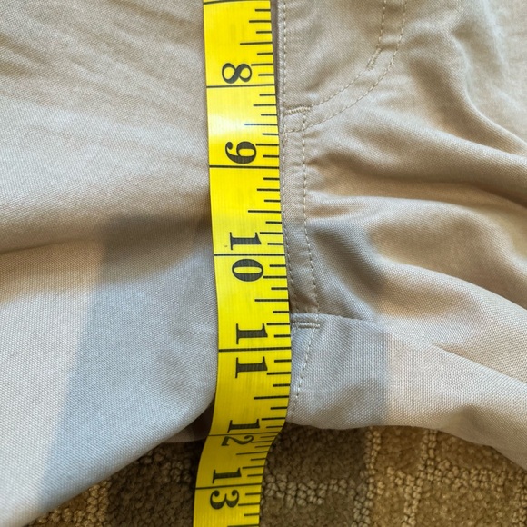 Horny Toad (Toad and Co) tan khaki cotton blend wide leg pants Size 10 - Picture 11 of 13